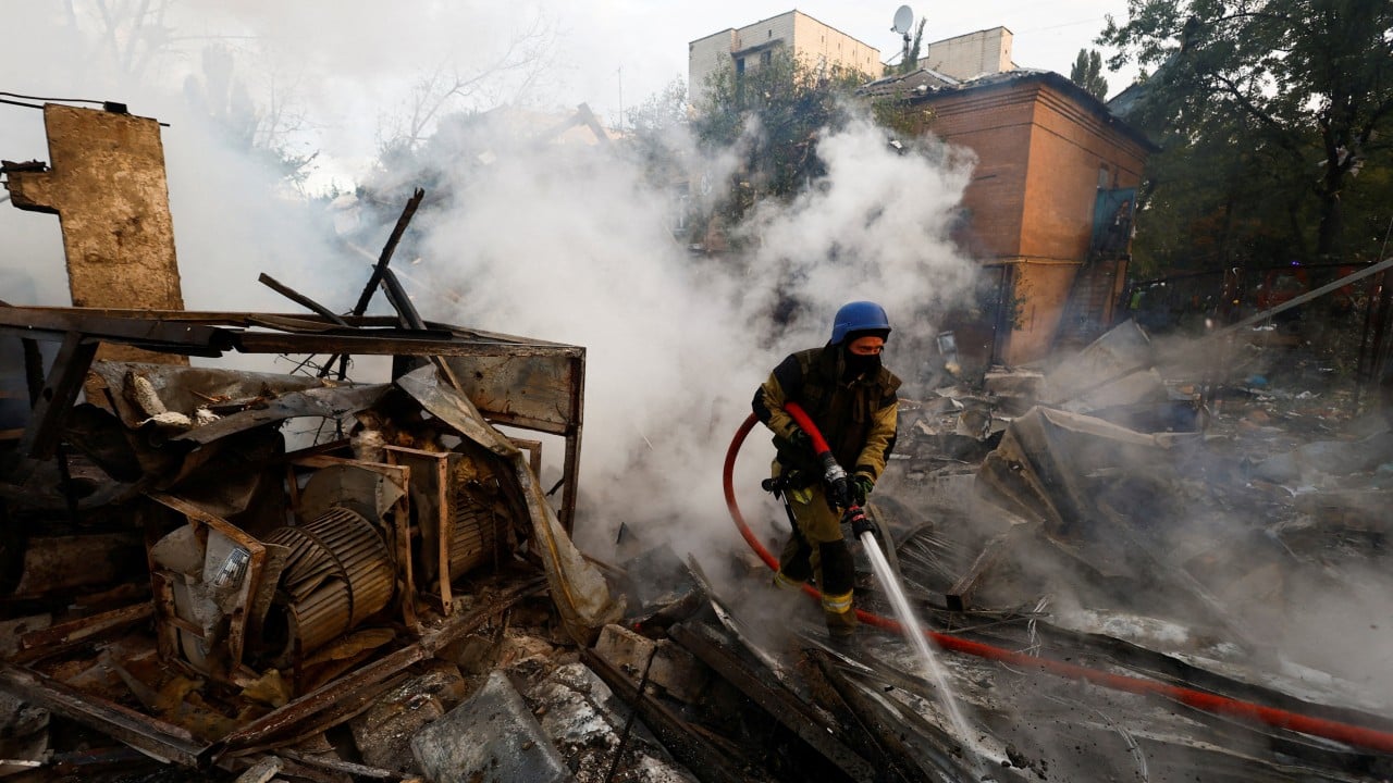 Russia launches massive air attack on several Ukraine cities as UN meets