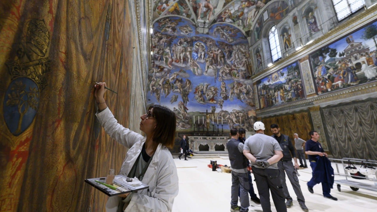 Sistine Chapel readied for next pope’s election