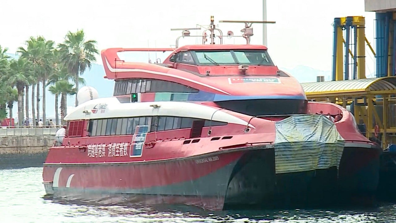 Hong Kong-Macau ferry services to be disrupted again on Monday after accident