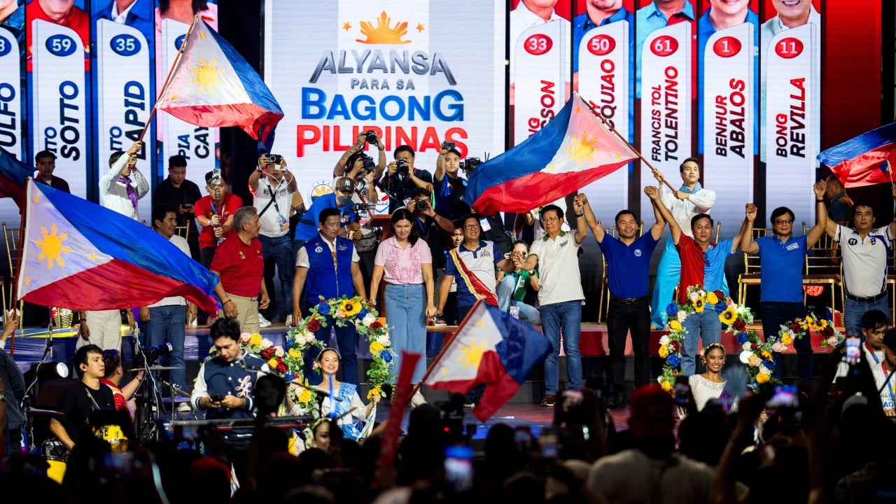 Marcos touts Philippines economic gains ahead of midterm election