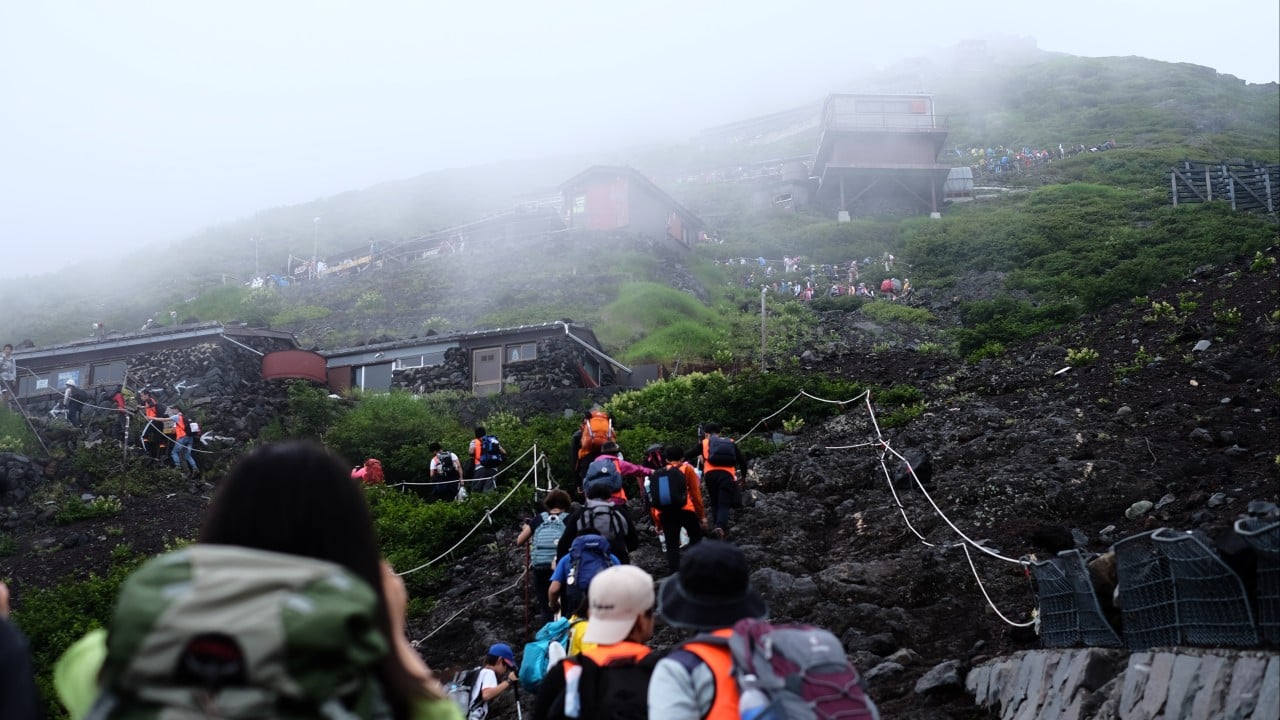 Japanese officials want ‘selfish’ Mount Fuji climbers to pay for off-season rescue