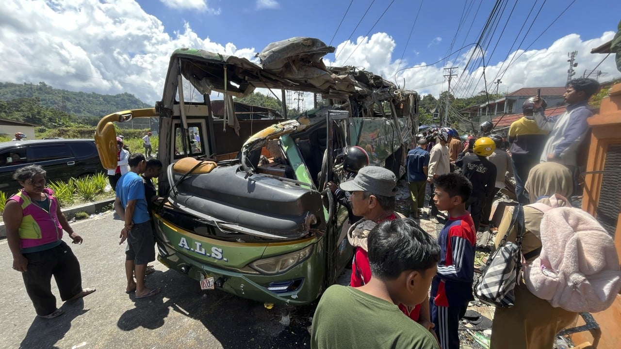 Indonesian bus crash claims 12 lives, including 2 children, after apparent brake failure