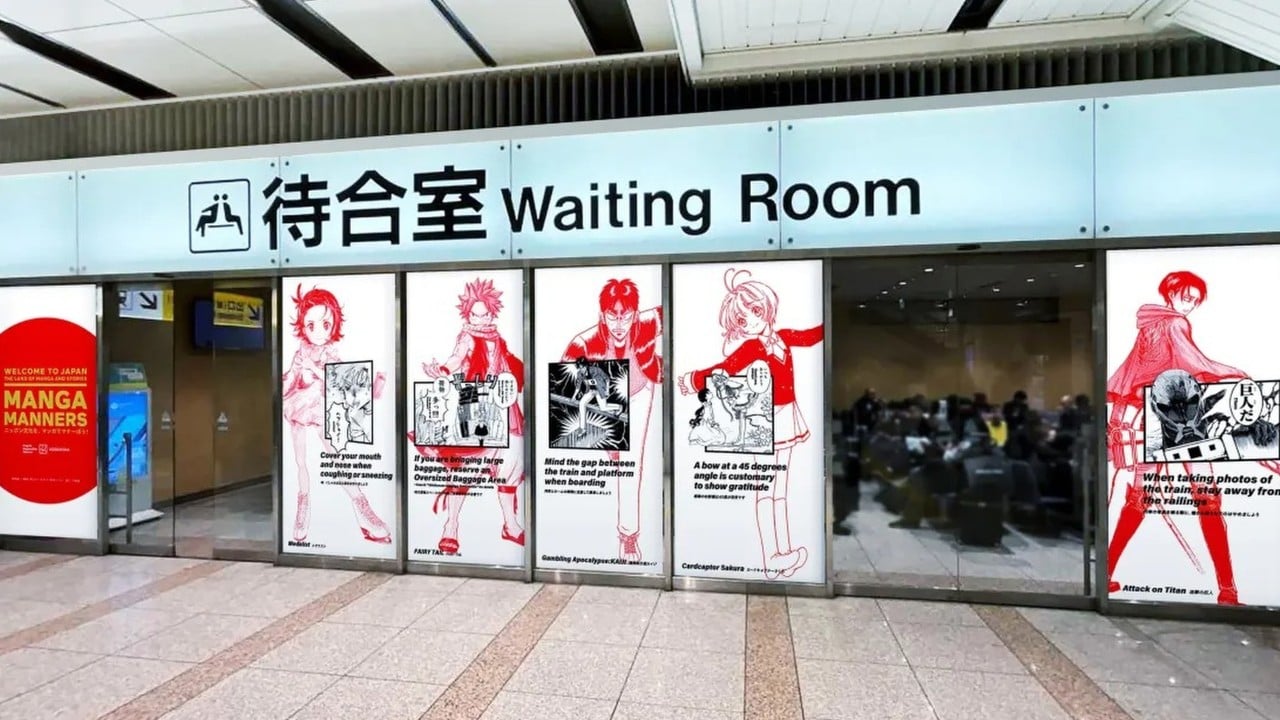 Japanese manga icons like Sailor Moon teach train etiquette to foreign tourists