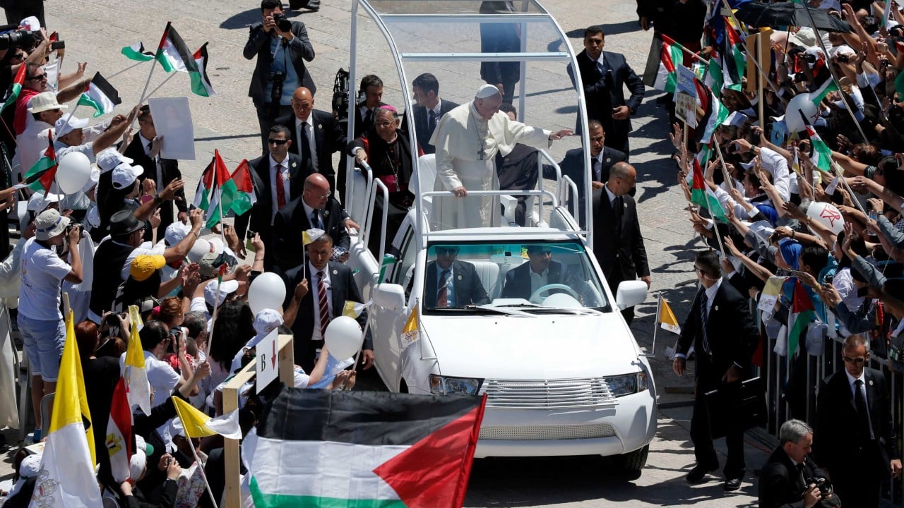 Pope Francis donated a Popemobile to serve as mobile clinic for Gazan children