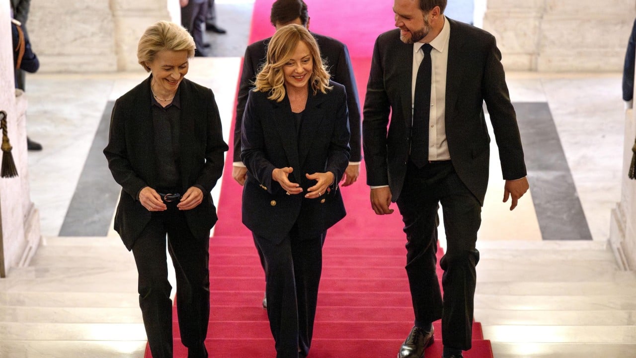 Italy’s Meloni scores diplomatic win as ‘bridge builder’ by bringing US, EU to same table