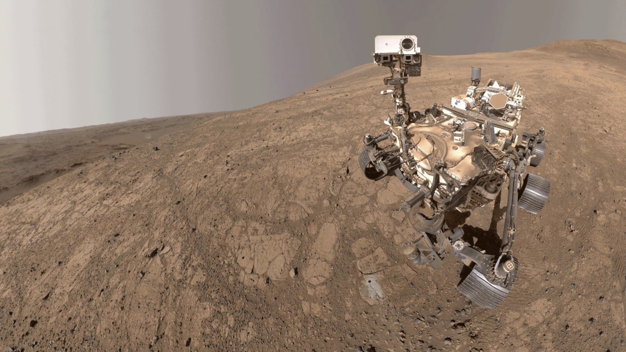 Nasa’s Mars Perseverance snaps a selfie as a Martian dust devil blows by