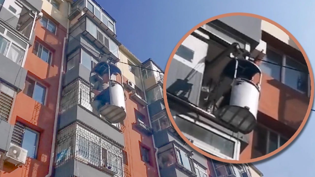 Chinese man impresses many by building lift to access 5th-floor home