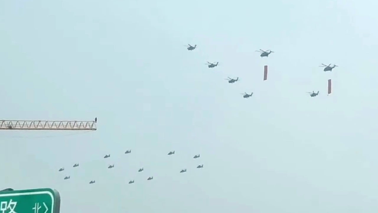 PLA jets training for Victory Day parade, Chinese social media videos suggest
