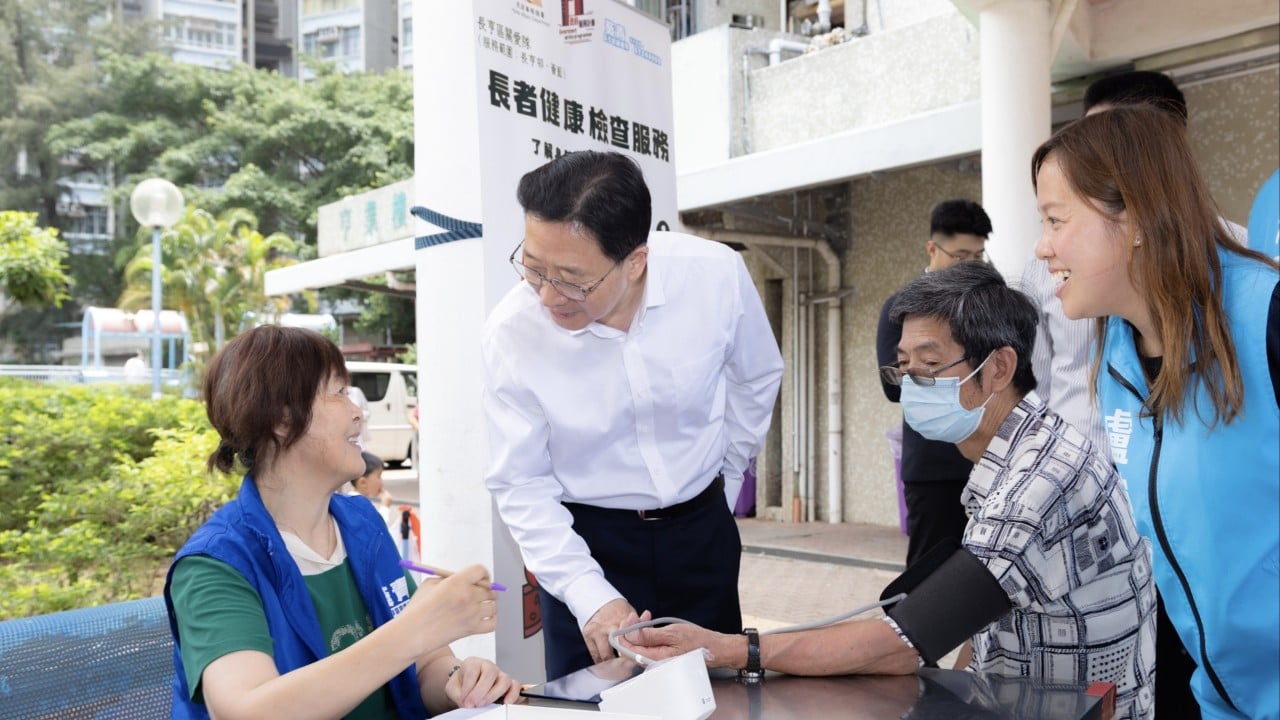 New liaison office chief in first public appearance with Hong Kong community visit