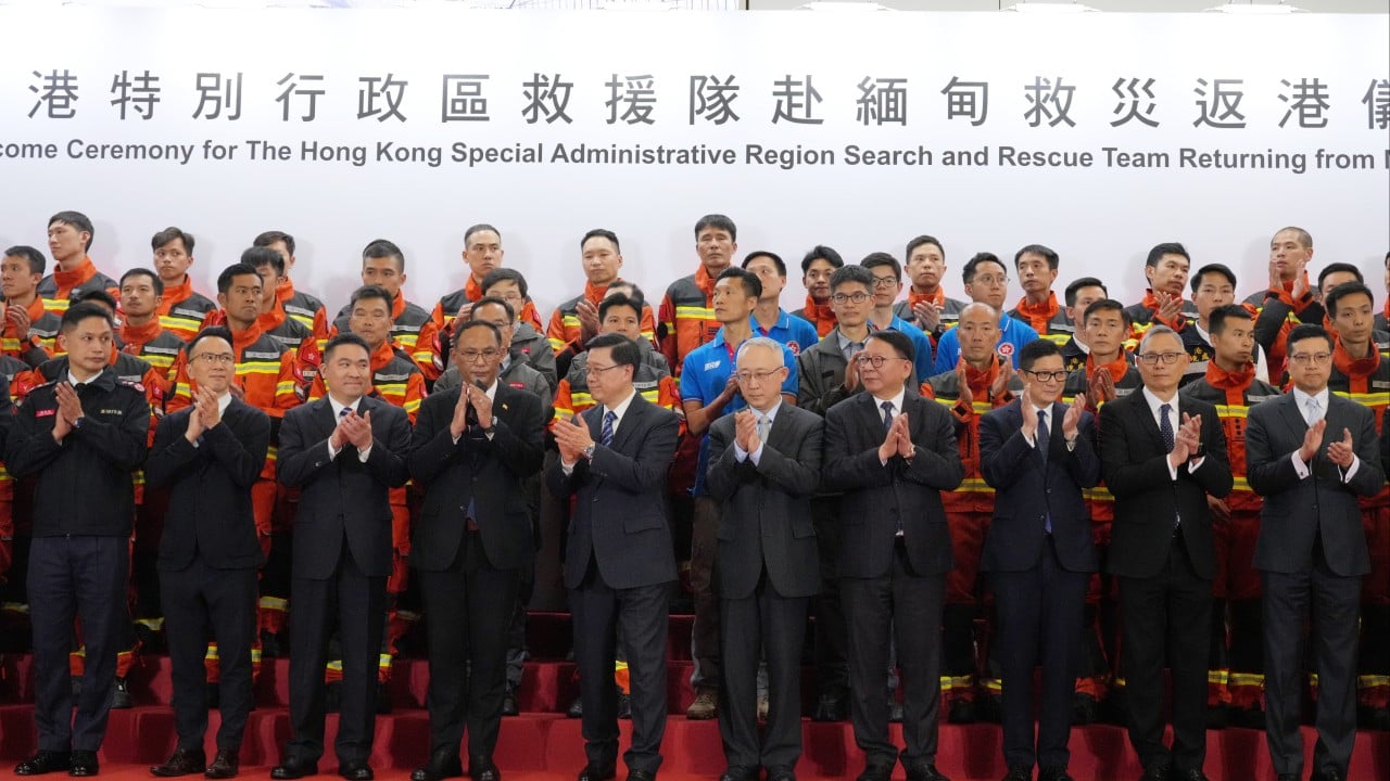 Earthquake rescuers, Kai Tak Sports Park team win high-level Hong Kong award