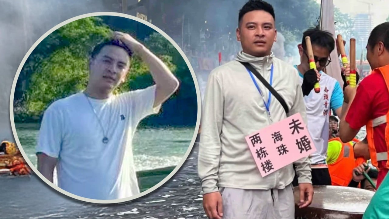Chinese man dons placard declaring he owns 2 buildings to attract partner