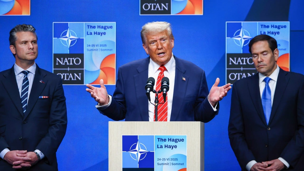 Trump defends US strikes on Iran nuclear facilities at Nato summit