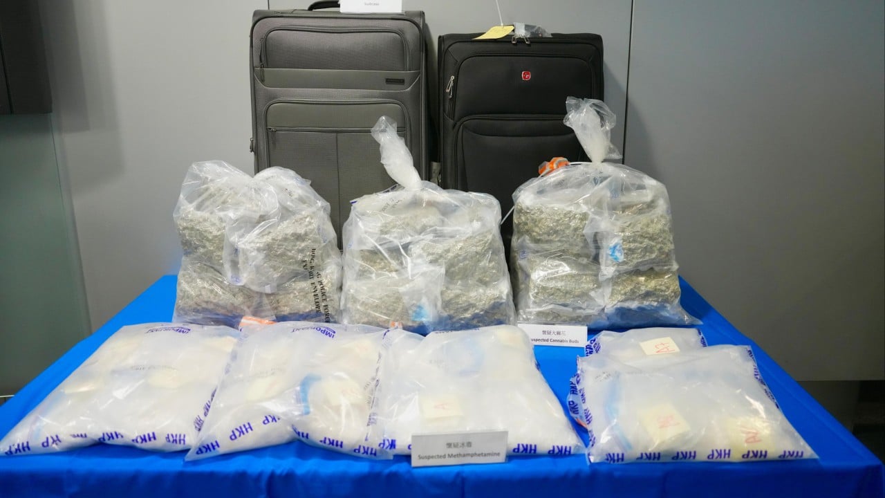 Hong Kong woman arrested over 31kg narcotics bust worth HK$12 million