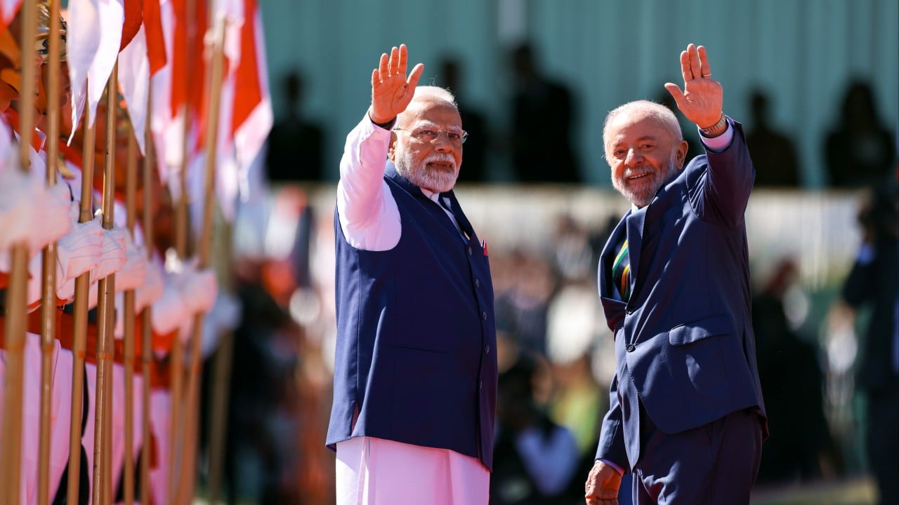 In show of unity against Trump, Brazil and India vow to triple trade flows