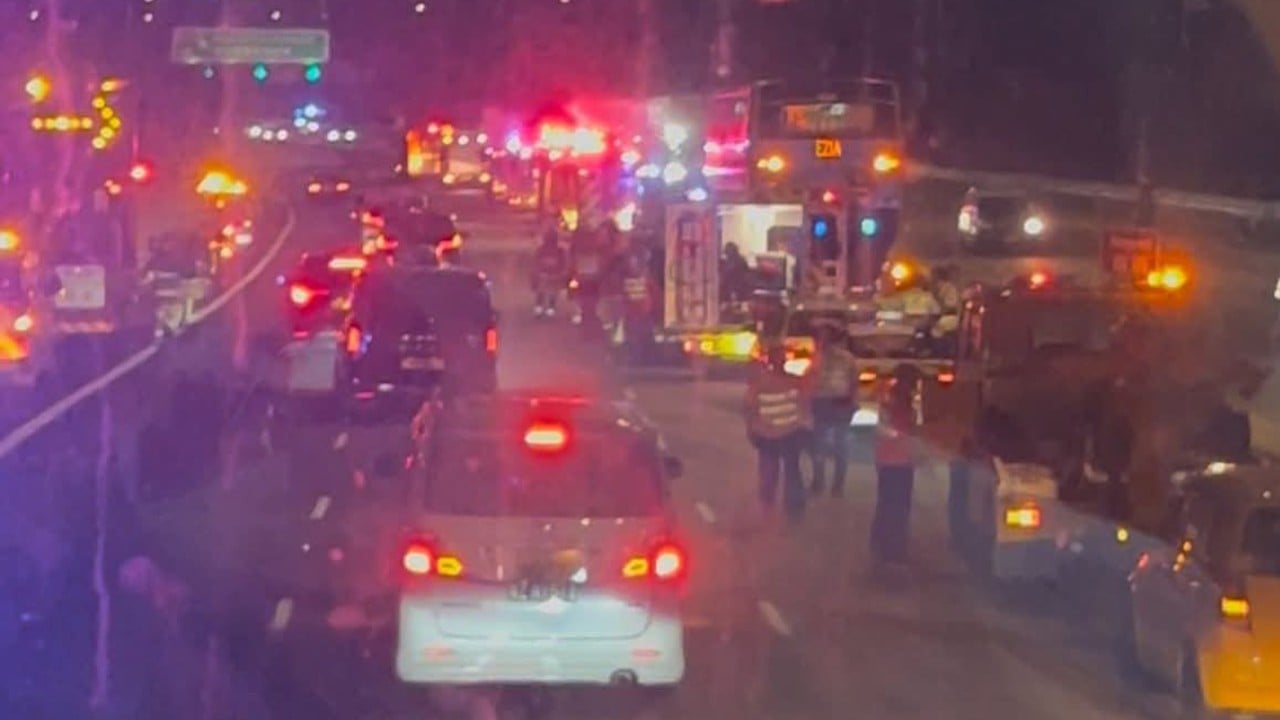 22 injured in collision between Citybus and maintenance truck in Hong Kong