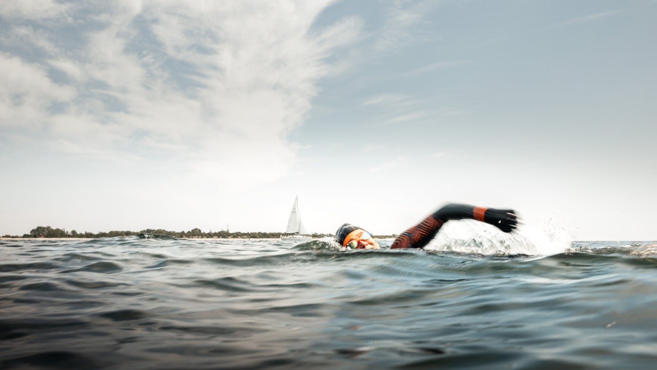 Ex-Hong Kong athlete swims 360km around Swedish island in mental health battle