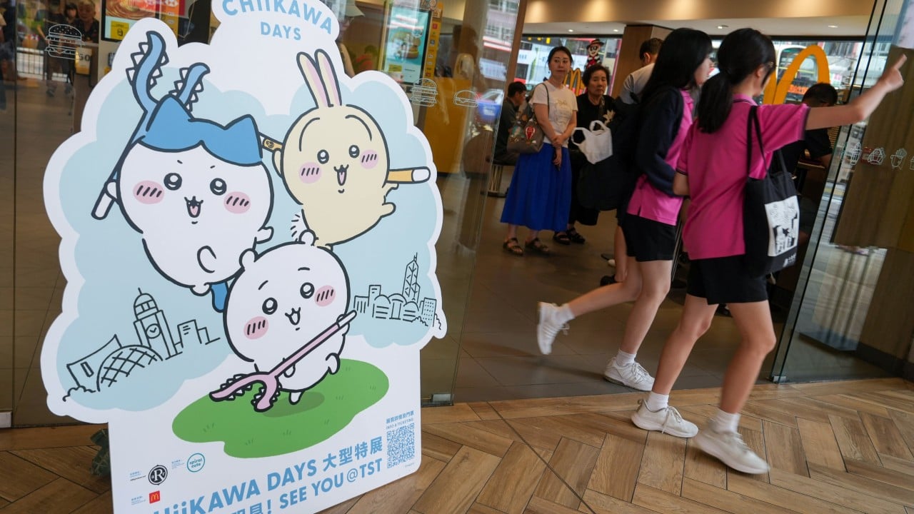 Chiikawa toy craze grips Hong Kong as thousands queue for McDonald’s promo meals