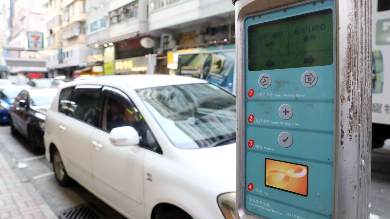 Hong Kong lawmakers suggest cap on parking meter duration, progressive charges