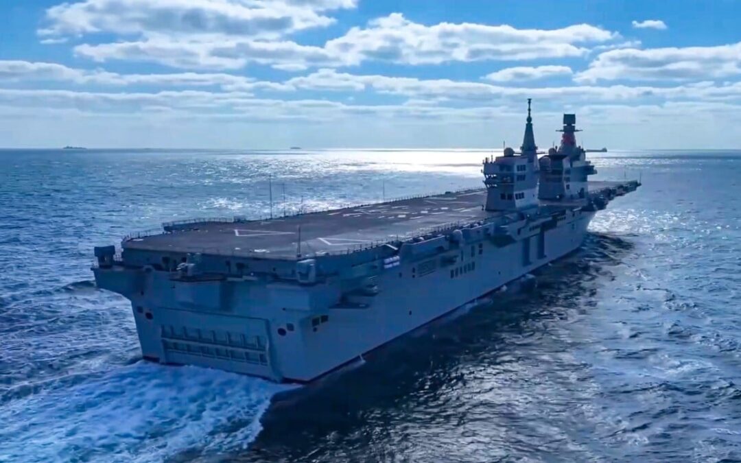 China’s jumbo Sichuan 076 amphibious assault ship completes first sea trials