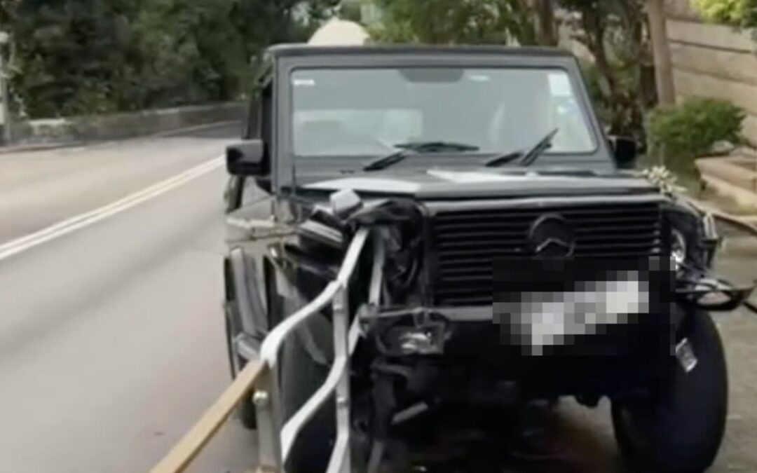 Hong Kong filmmaker Peter Chan escapes injury after crashing luxury SUV