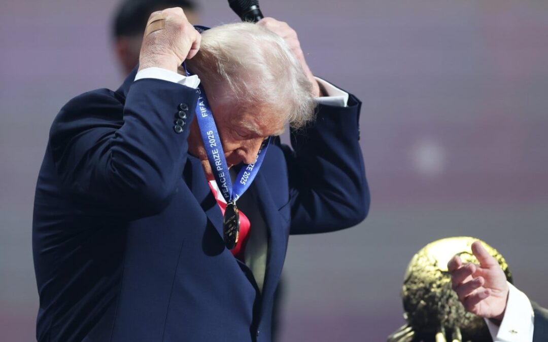 Fifa gives Trump its new peace prize at World Cup draw