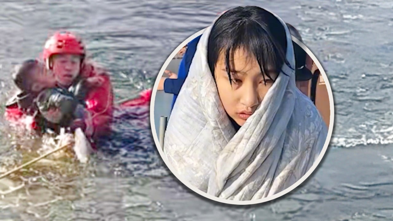 China teen girl risks life to save boy from icy lake, tells dad wet clothes are from watering cart