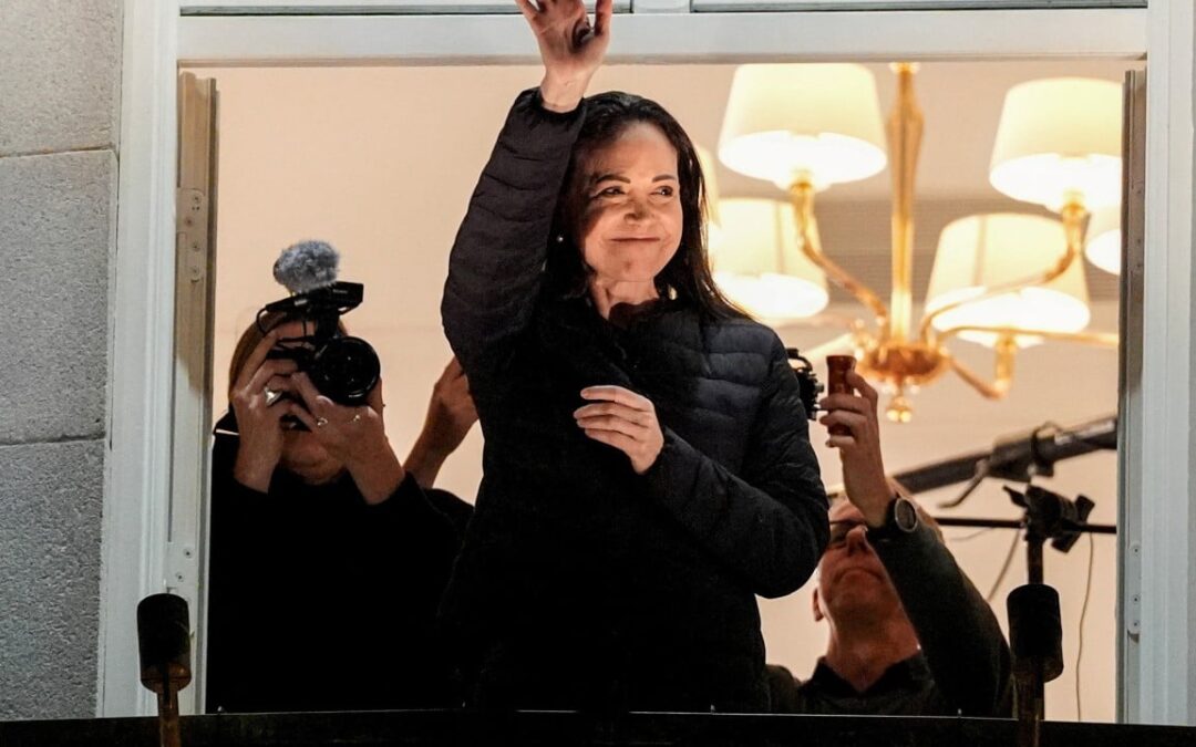 After months hiding, Venezuela’s Nobel Peace Prize winner Machado emerges in Norway