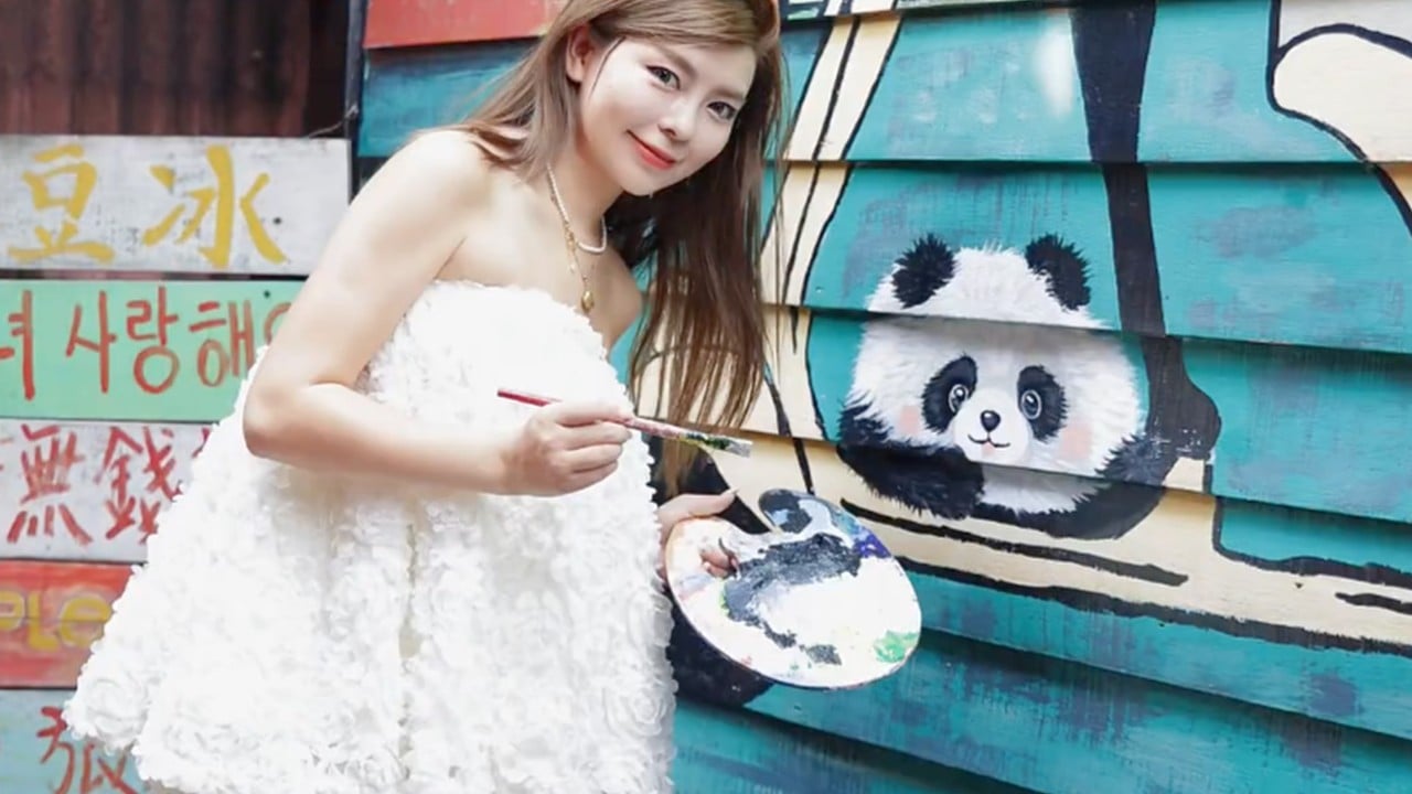 Chinese tourist’s Penang panda mural that drew criticism turns crowd-puller