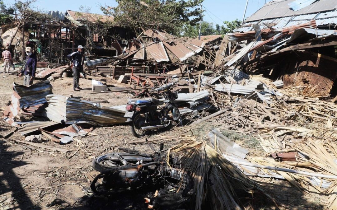 Air strike in central Myanmar kills at least 18