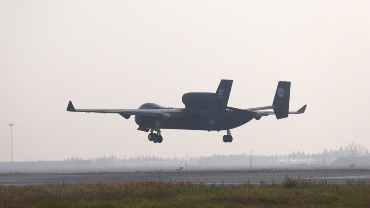 First flight of China’s giant drone carrier Jiu Tian signals PLA swarm capacity boost