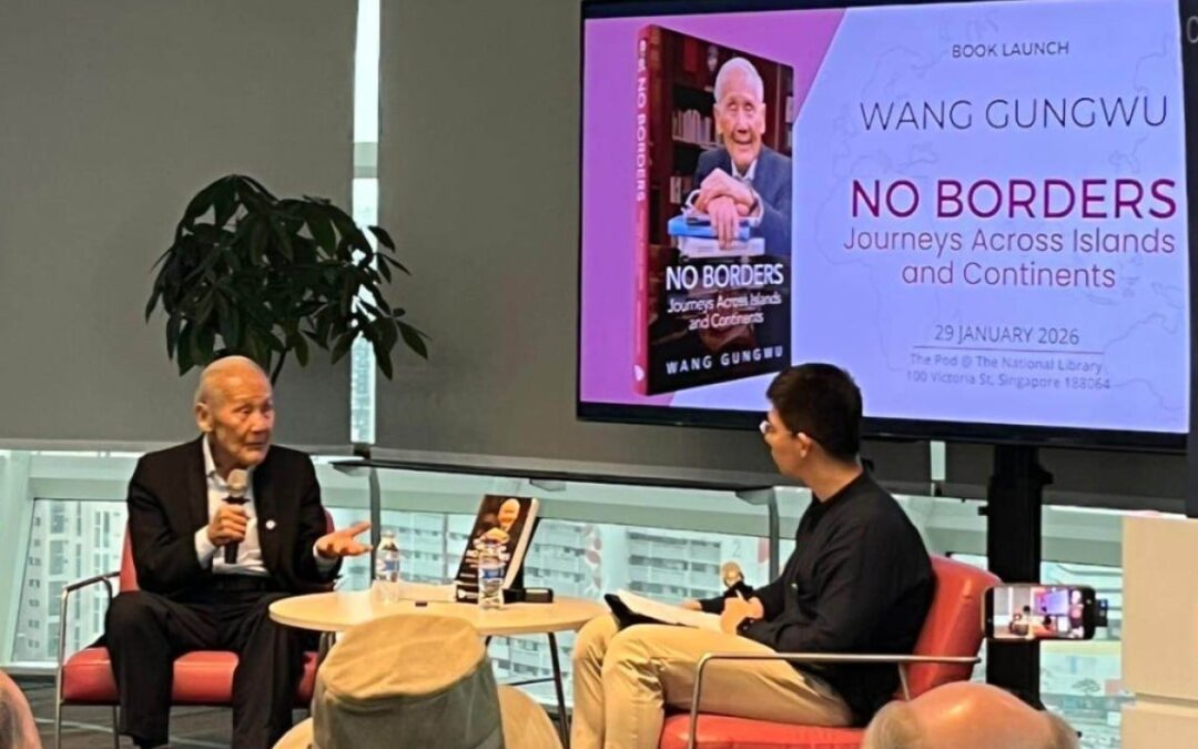 In his Singapore book launch, sinologist Wang Gungwu recounts own journey through history