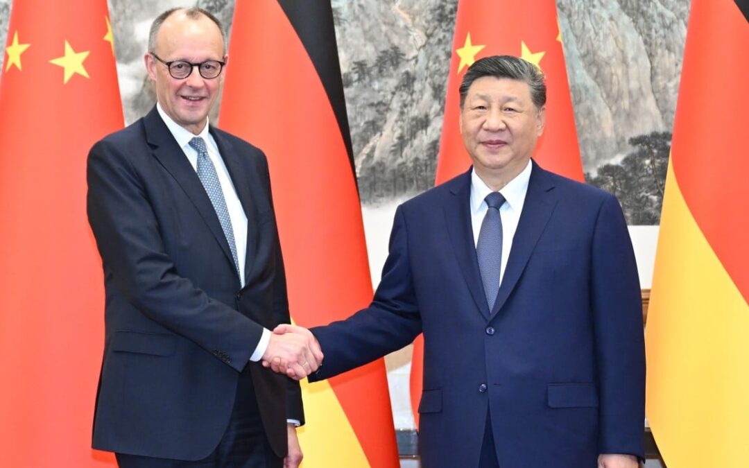 Merz’s China tightrope: warm words, but hard questions for Beijing