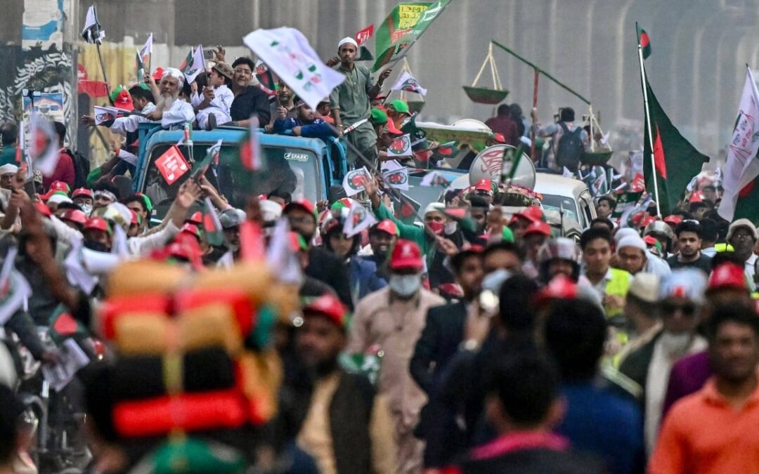 Bangladesh’s political parties campaign over revolution’s legacy