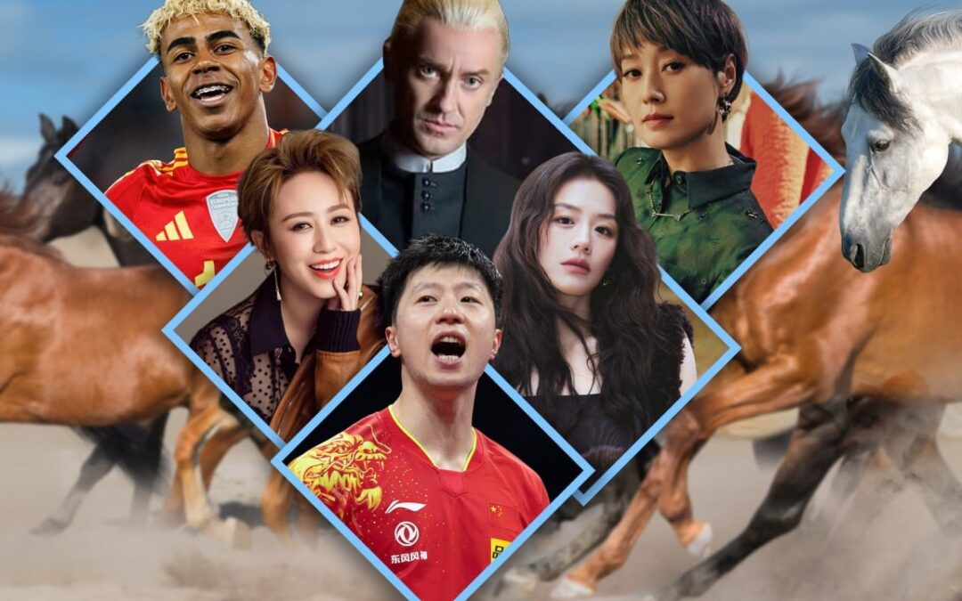 China and foreign stars with names sounding like Chinese character for horse gain popularity