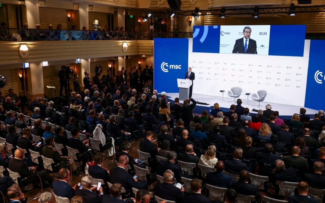 As transatlantic divorce plays out in Munich, China enjoys the silence