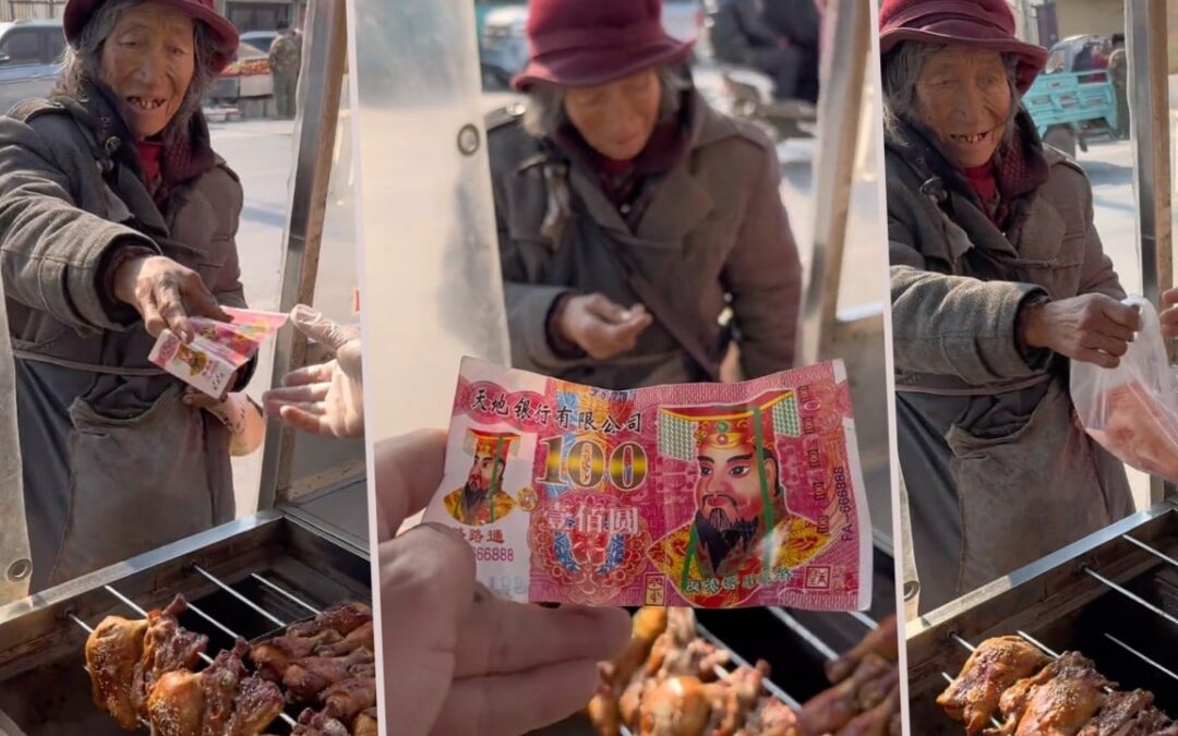 China grandma spends hell money without complaints from vendors due to kind personality