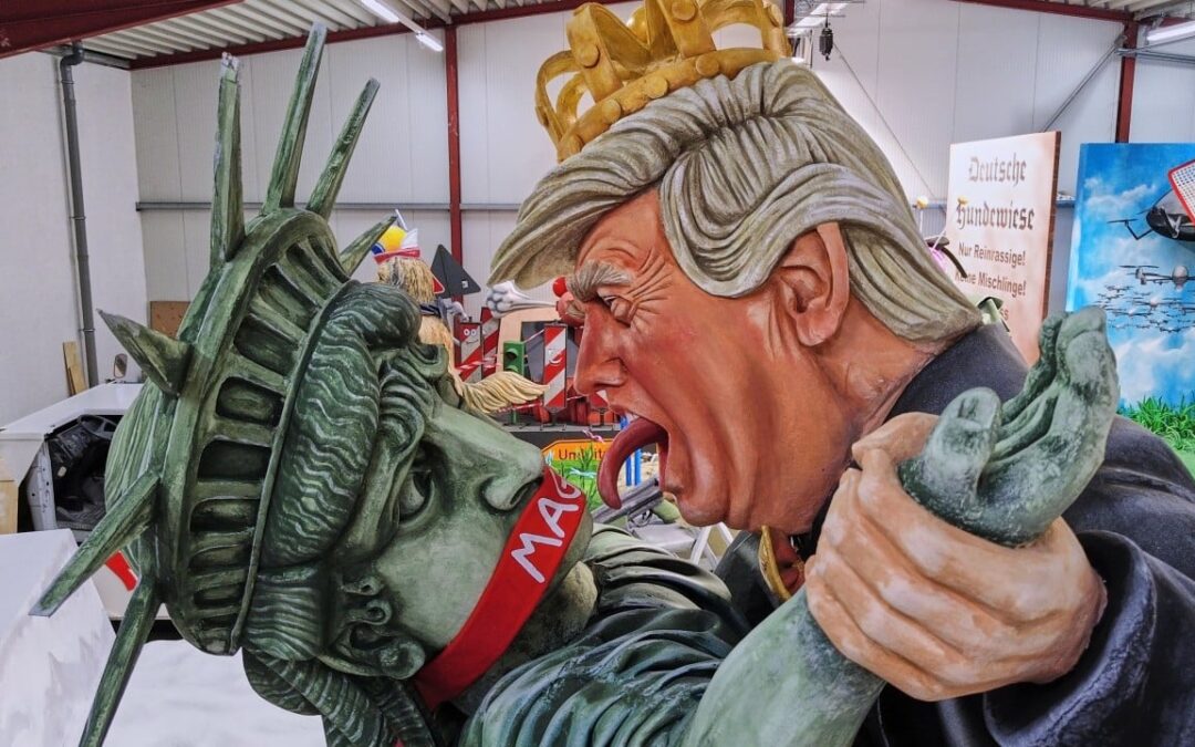 Trump’s cheeky dance with Statue of Liberty to headline German carnival