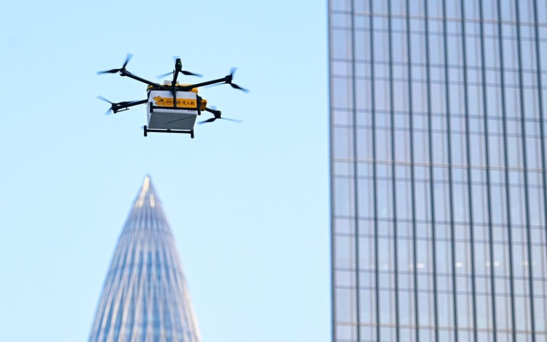 How AI, delivery drones helped China cut logistics costs to a new low
