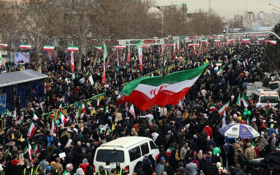 Iran’s revolution anniversary marred by protests, nuclear tensions