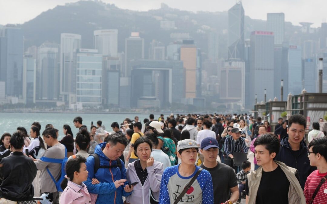Hong Kong visitor numbers jump for Chinese New Year holiday as gold sales shine