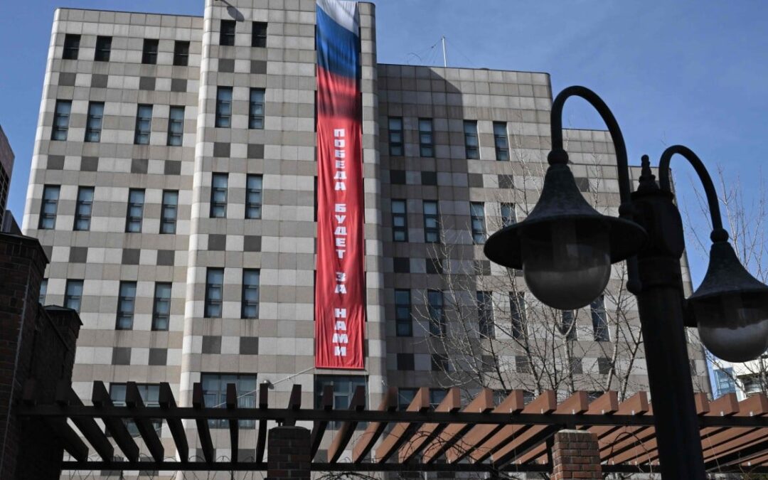 South Korea protests Russian embassy ‘Victory’ banner as key war date looms