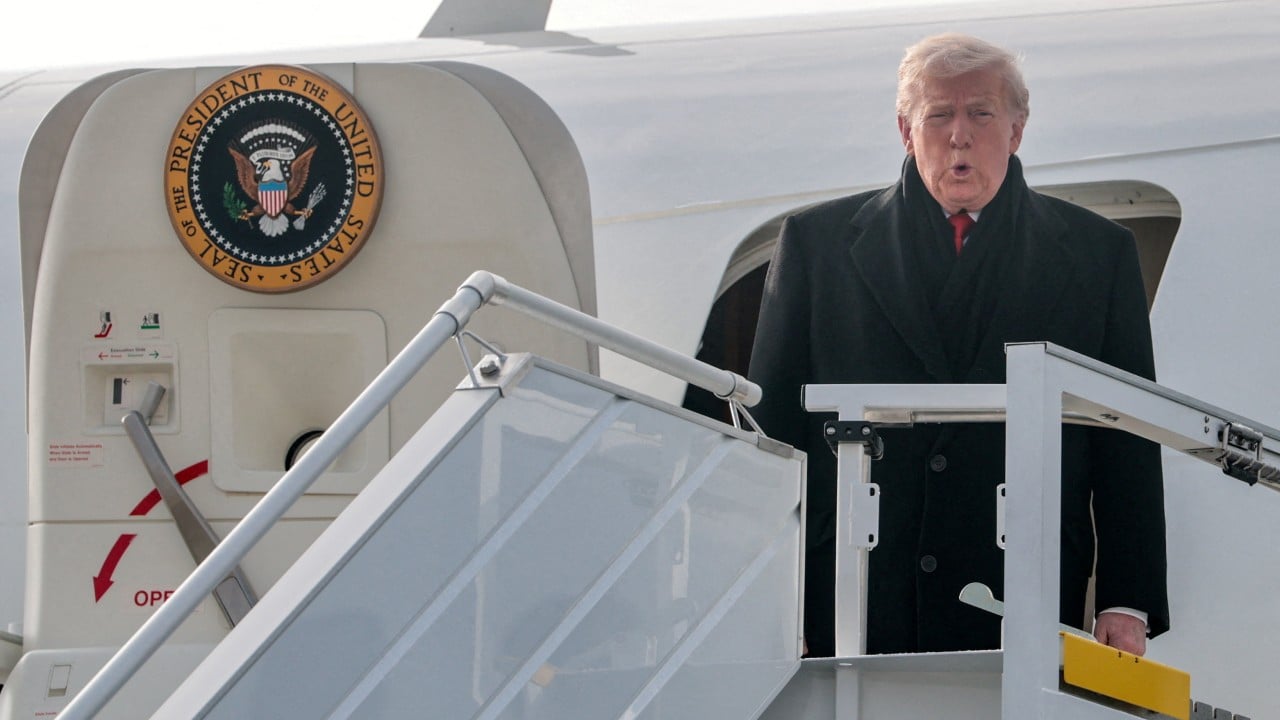 ‘Baby blue’ out, gold in: how Air Force One will look after Trump’s order