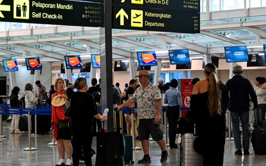 Thousands of passengers ‘stuck’ in Indonesia’s Bali after war grounds planes