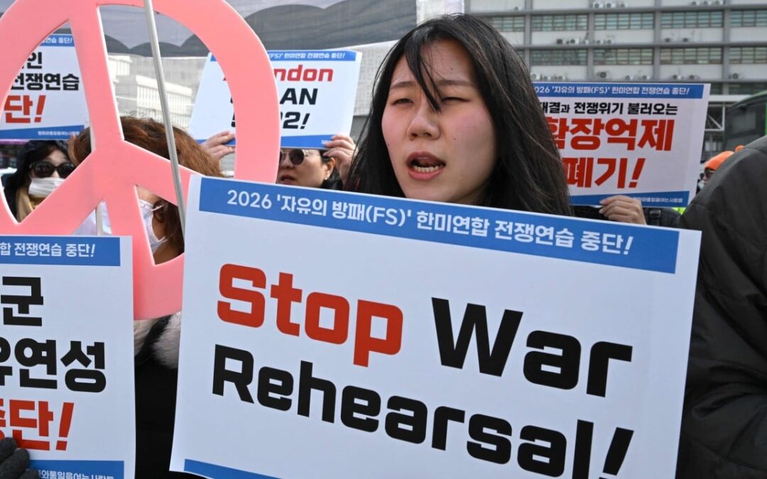 US begins large military exercise with South Korea while attacking Iran