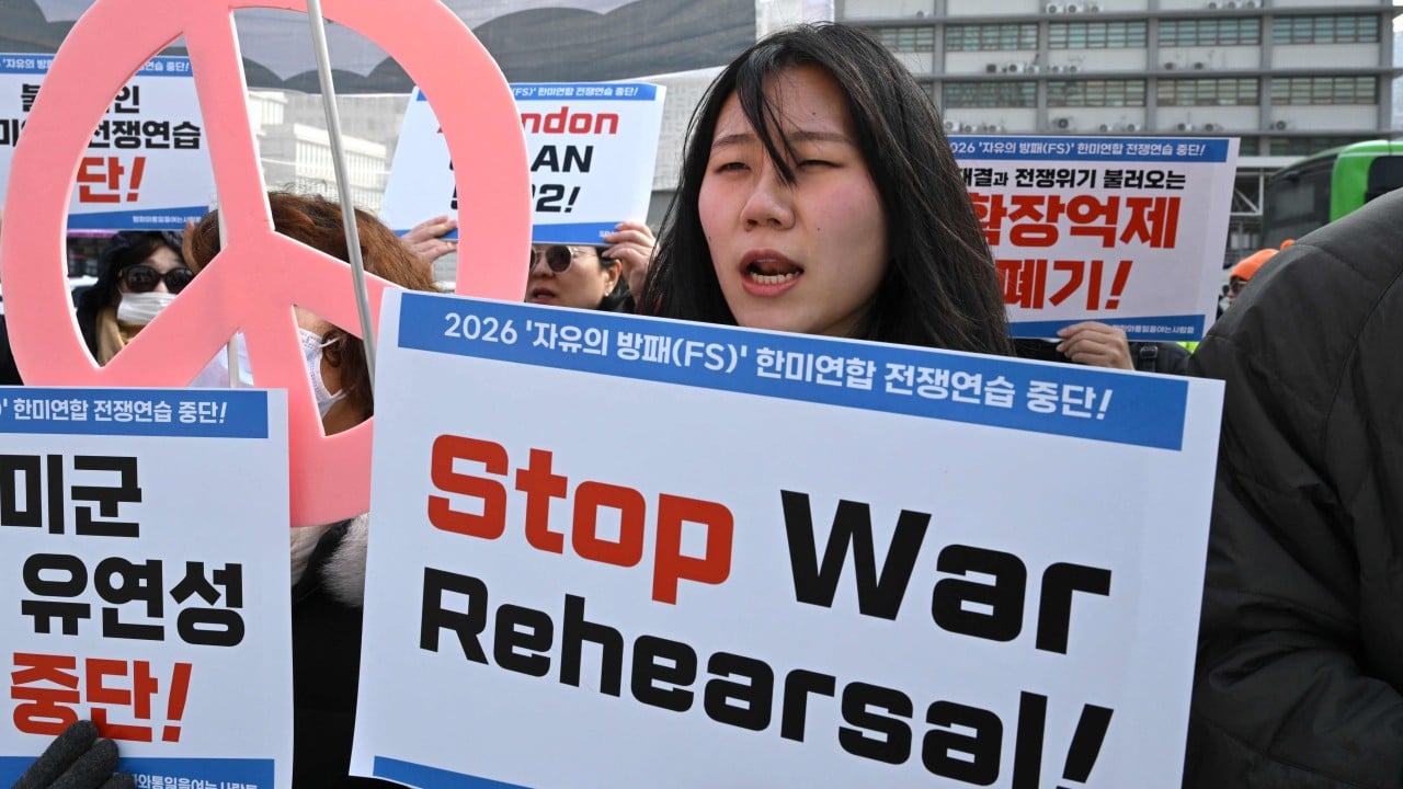 US begins large military exercise with South Korea while attacking Iran