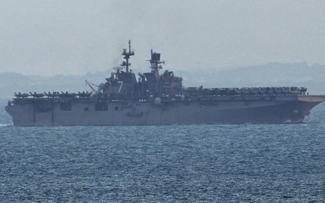 Iran war: US amphibious assault ship arrives in Mideast amid talk of ground operation