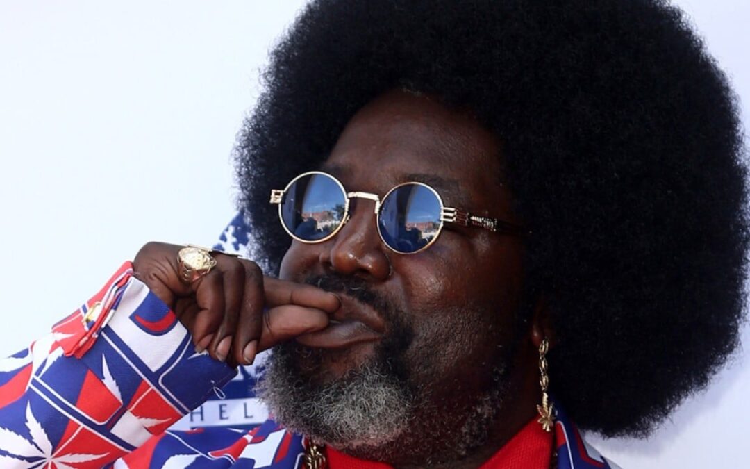 US rapper Afroman celebrates after court protects his right to mock police