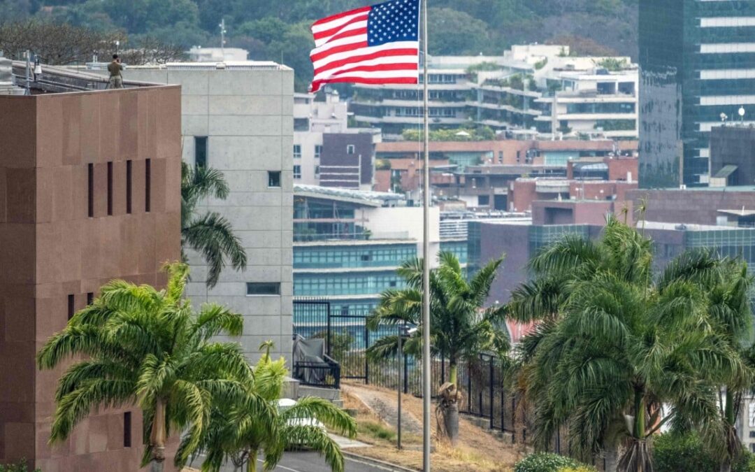 American flag raised at US embassy in Venezuela for first time since 2019