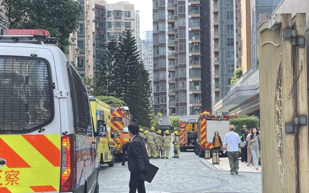 Woman flees Hong Kong flat blaze after alleged knife attack by husband