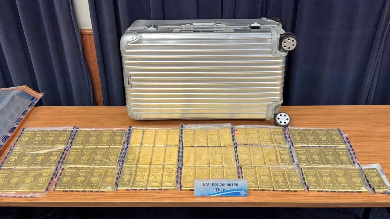 Hong Kong police arrest 5, recover nearly HK$100 million in stolen gold bars